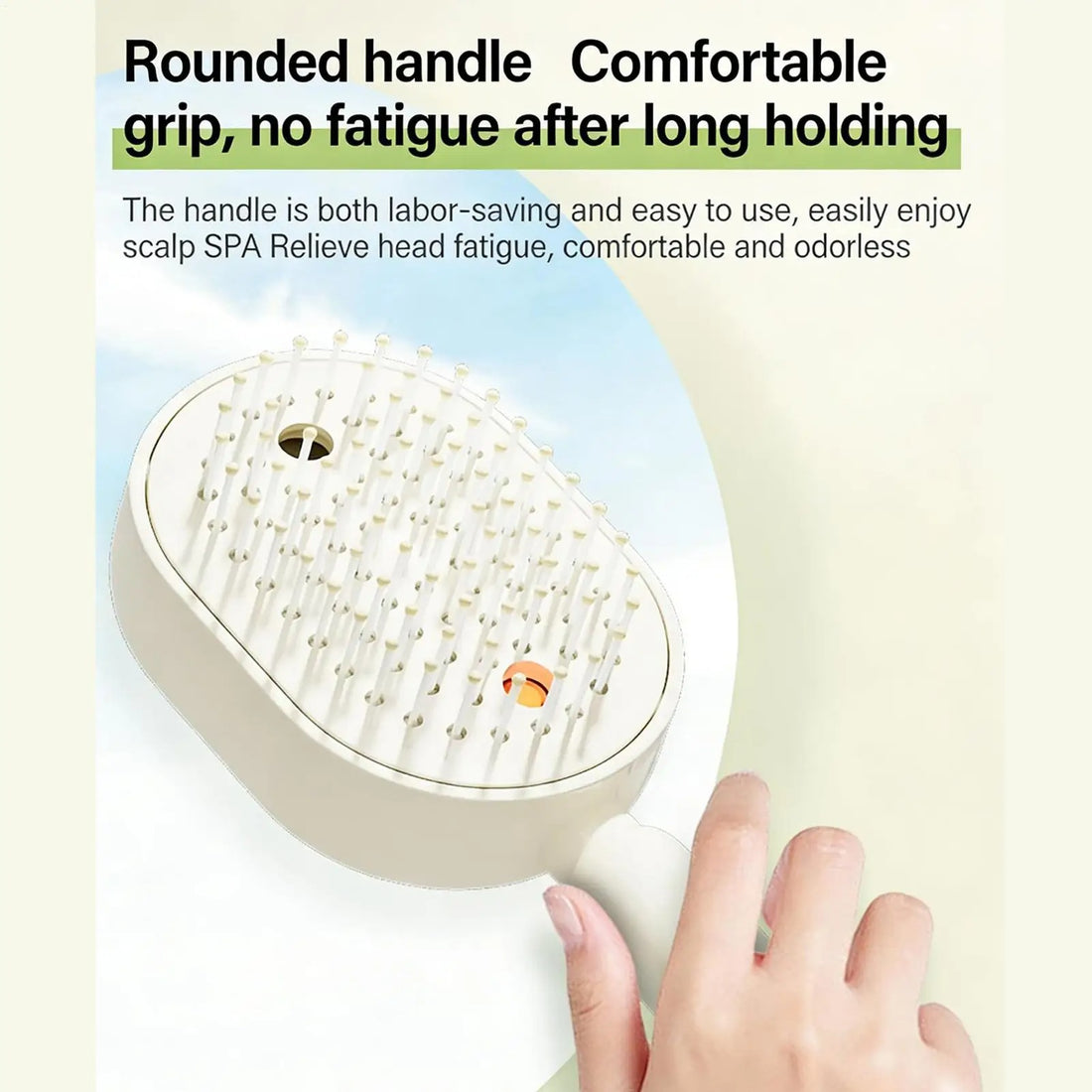Steam Brush | Rechargeable Detangling Tool with Oil